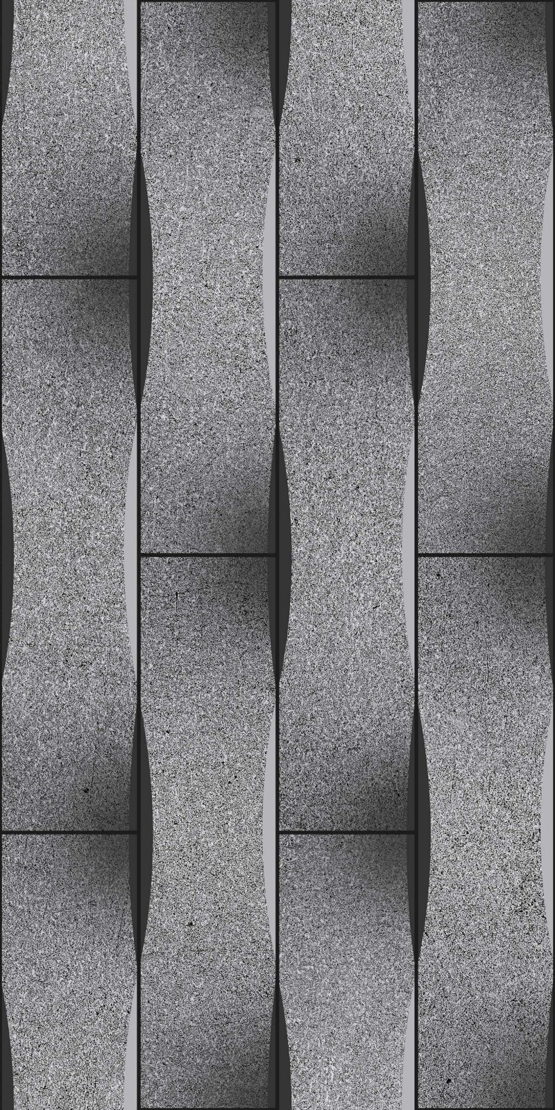 ASIA TILE 20X40 GENEVA GREY EMBOSSED